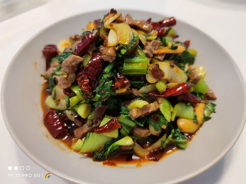 青菜牛肉