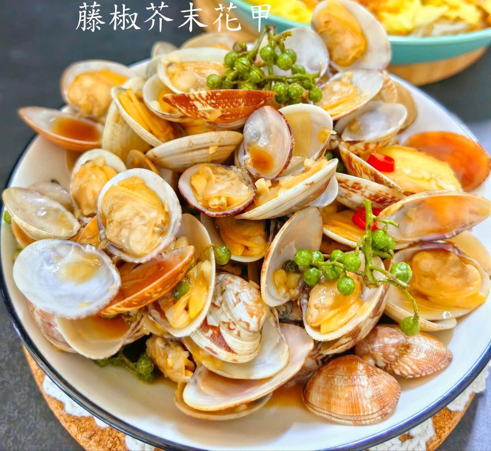 藤椒芥末花甲怎么做？