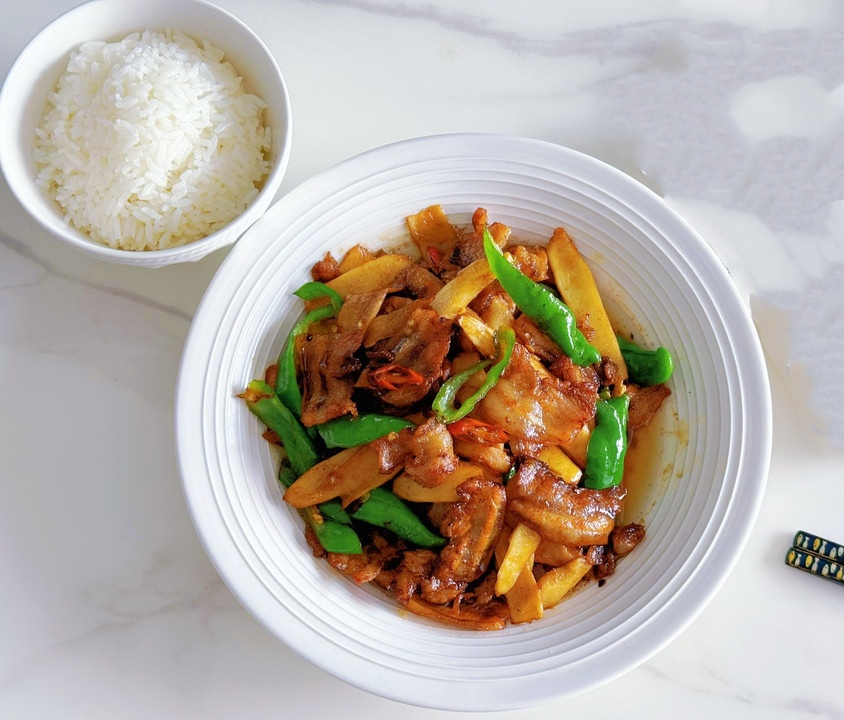 子姜回锅肉怎么做？