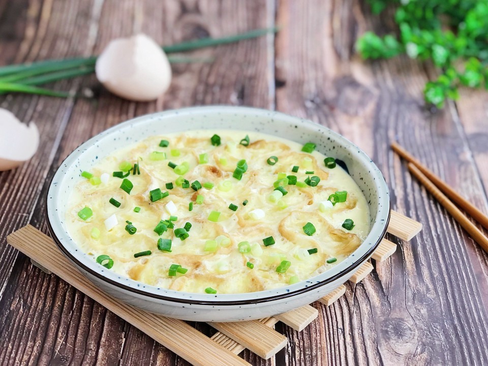 油条蒸水蛋，秒光3碗饭