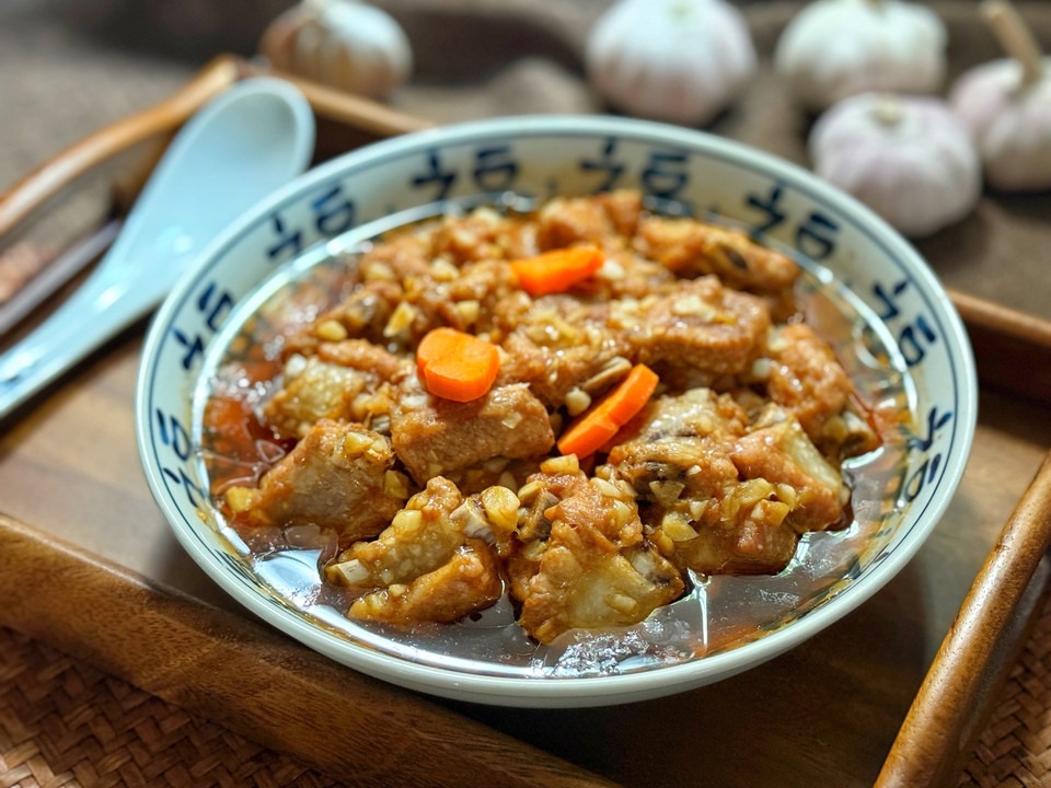 蒜香蒸排骨