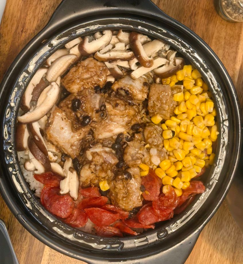 豉汁排骨煲仔饭