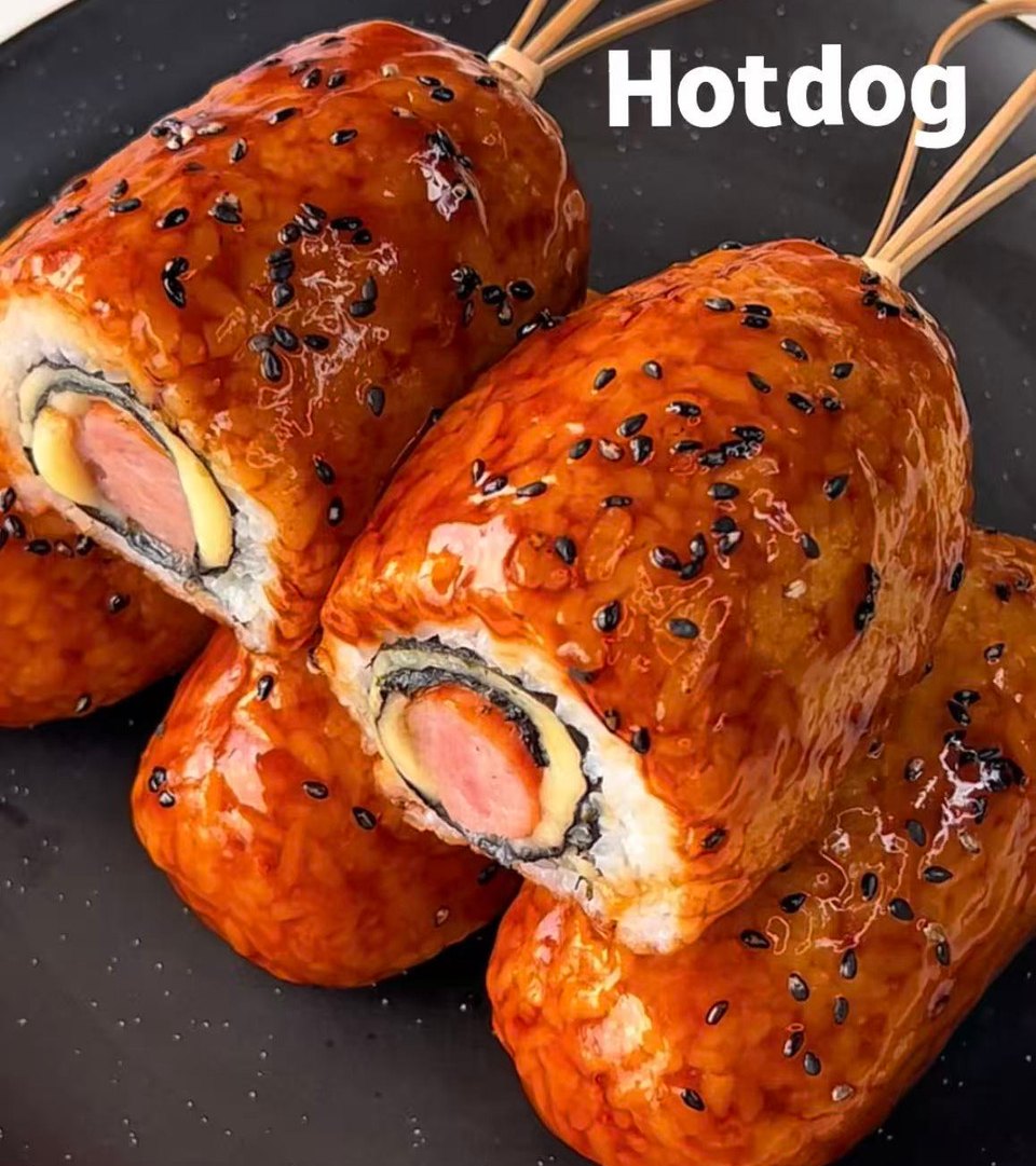 脆皮米饭热狗肠