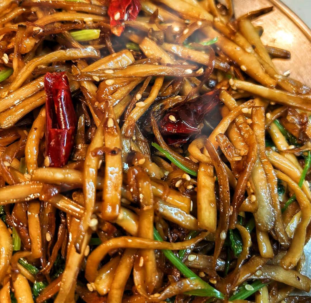 干煸杏鲍菇（多种口味做法）