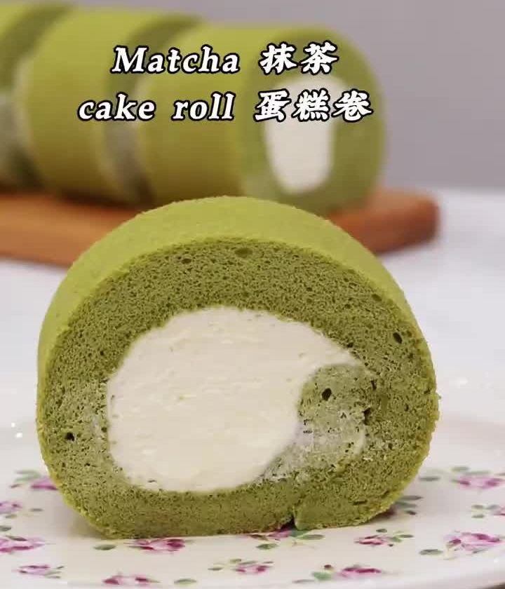 超详细抹茶蛋糕卷教程怎么做？
