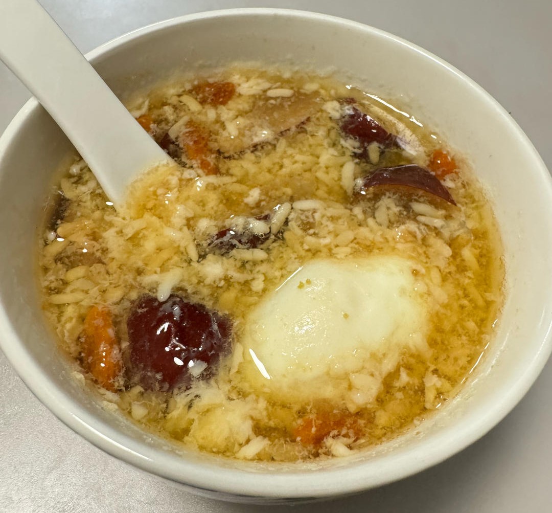 补气血酒酿鸡蛋（甜米酒鸡蛋）