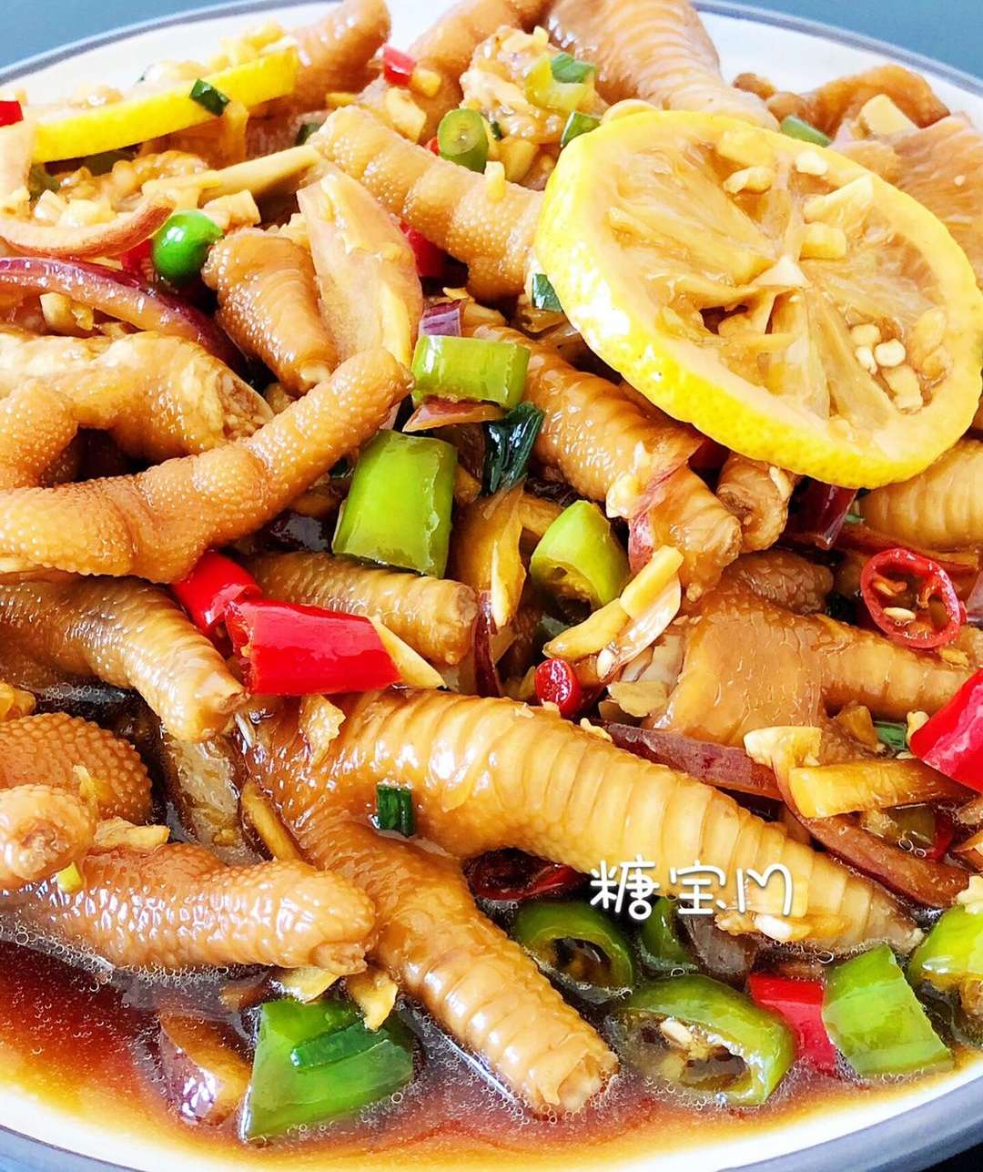 【柠檬酸辣鸡爪】自制超级无敌美味的网红鸡爪