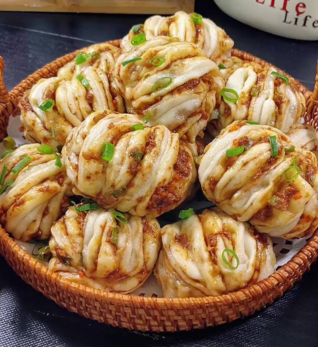 肉末花卷怎么做？