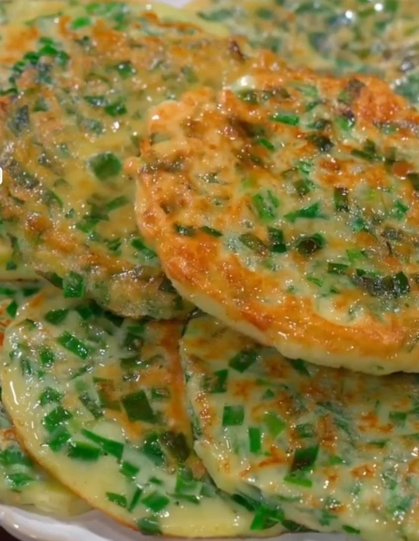 简单的韭菜鸡蛋饼