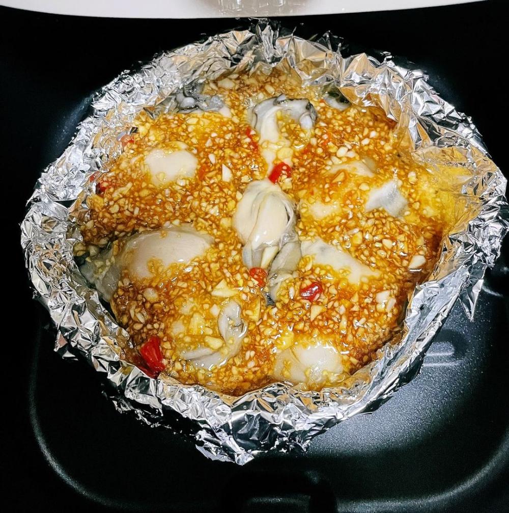 空气炸锅烤生蚝