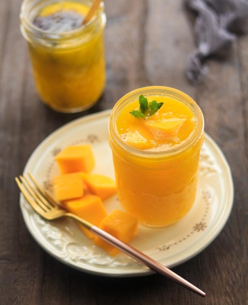 芒果汁～零难度做天然果汁