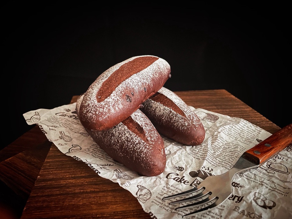 咖啡巧克力欧包