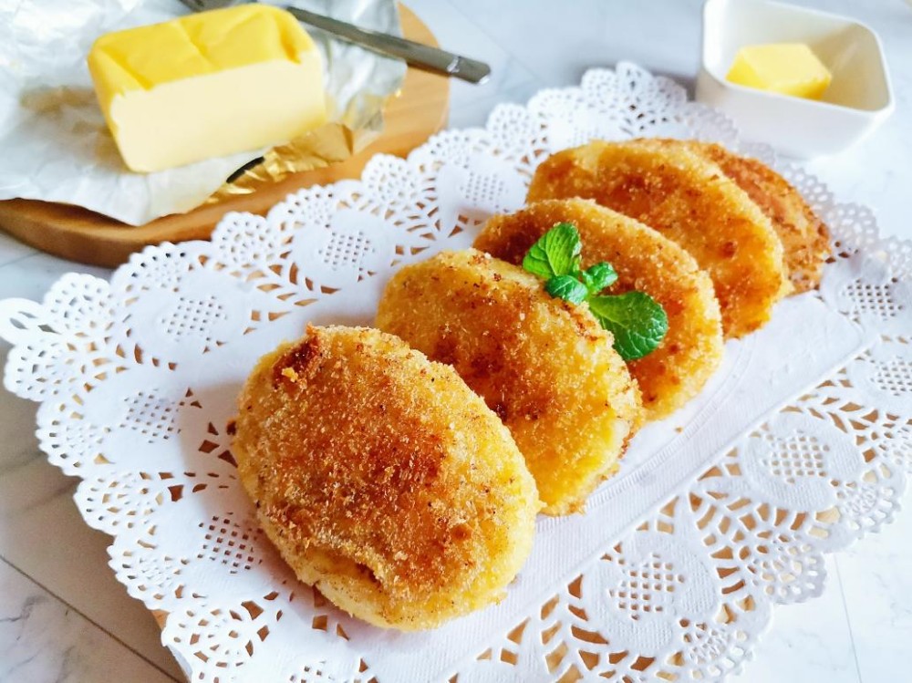 黄油脆薯饼