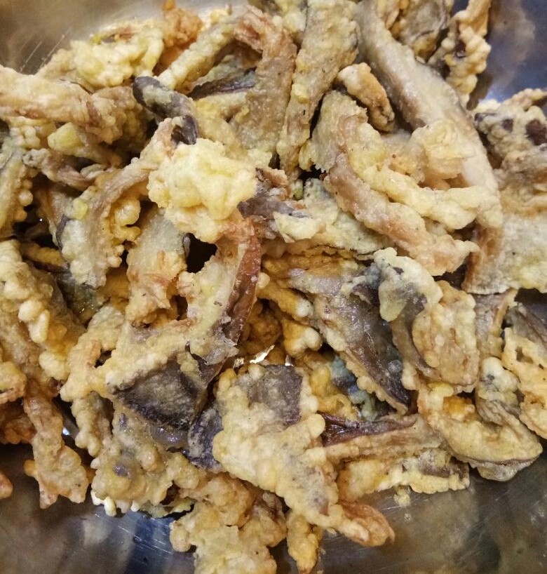 炸鲜蘑