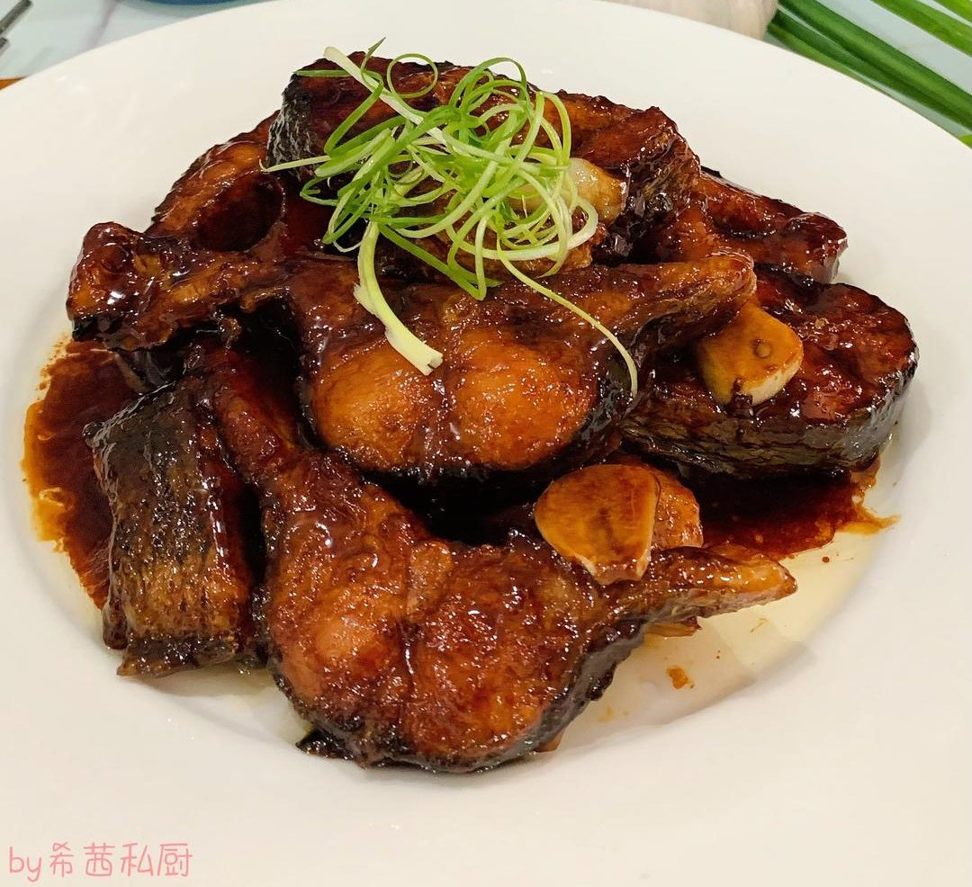 比饭店都好吃的糖醋黑鱼块（无水烹制）