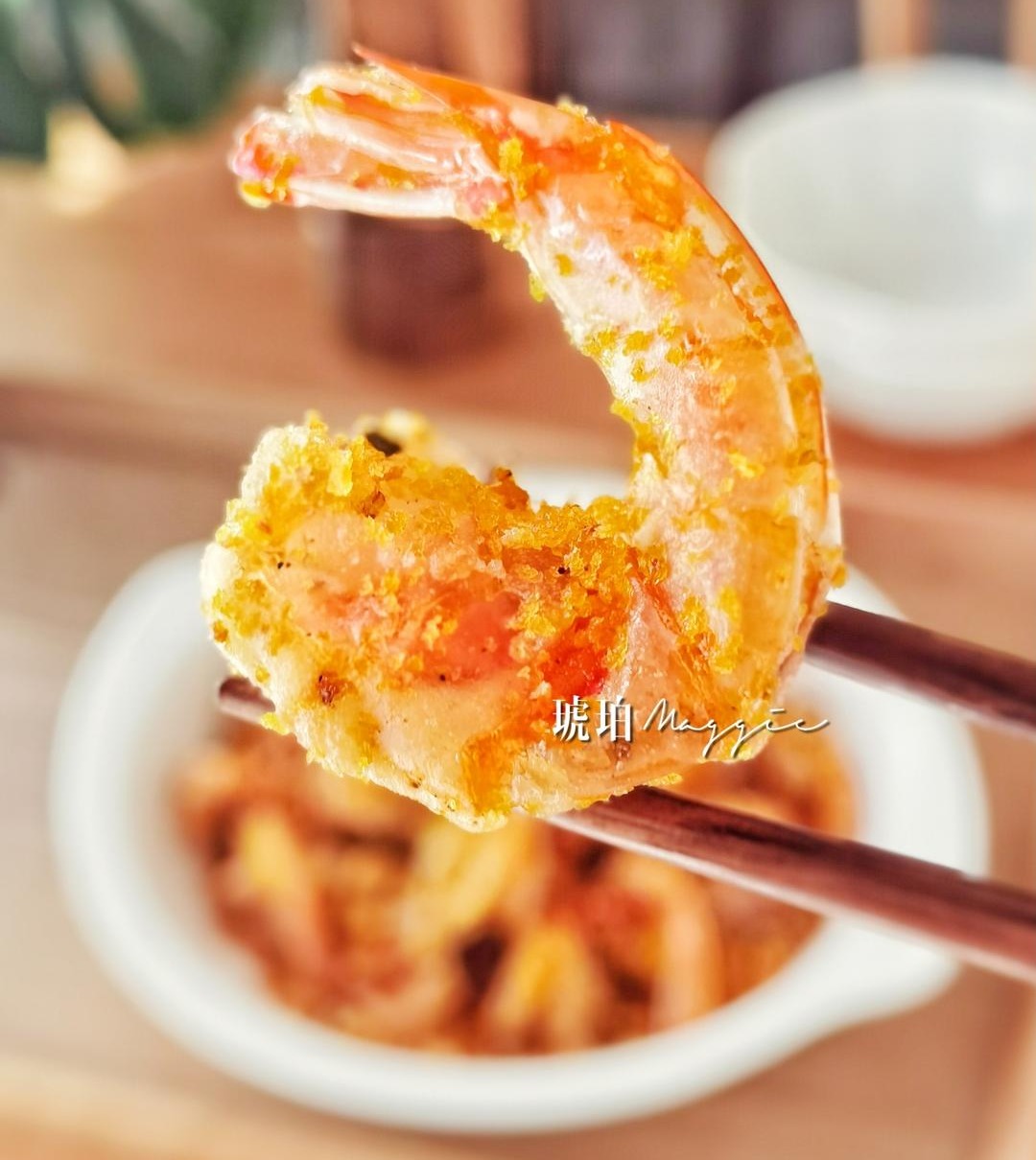 黑椒蒜香开背大虾