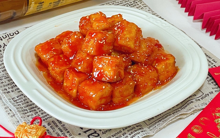 福气满满-糖醋脆皮豆腐