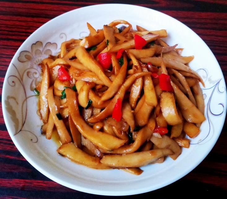 教你炒杏鲍菇~比鲍鱼还要鲜美.上桌就被秒光