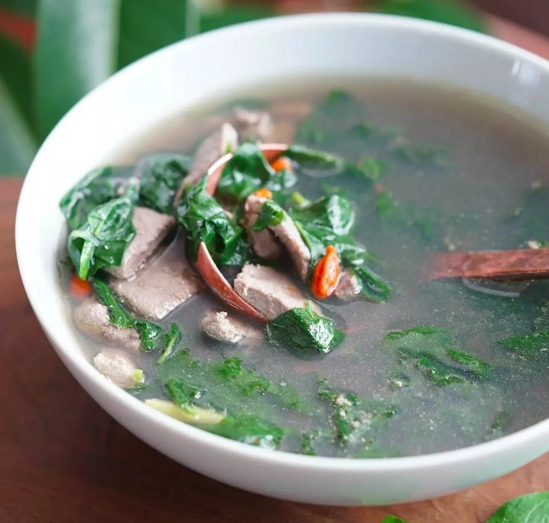 谷雨-枸杞叶猪肝汤：清肝毒&养肝血