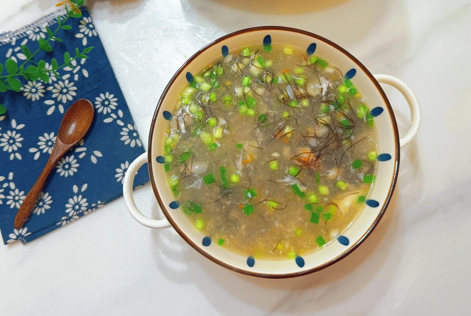 四宝汇聚～海鲜发菜羹怎么做？