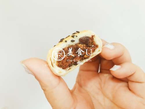 比老婆饼还好吃的老公饼 蜜红豆酥饼 免手膜免醒面中式糕点