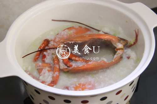 ·龙虾粥·鲜美养生粥 附详细的大龙虾分解方法