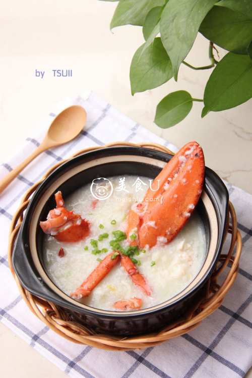 ·龙虾粥·鲜美养生粥 附详细的大龙虾分解方法