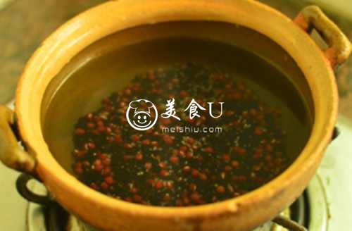 红豆小米粥—冬季暖身