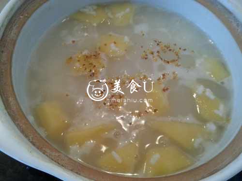 砂锅水果粥