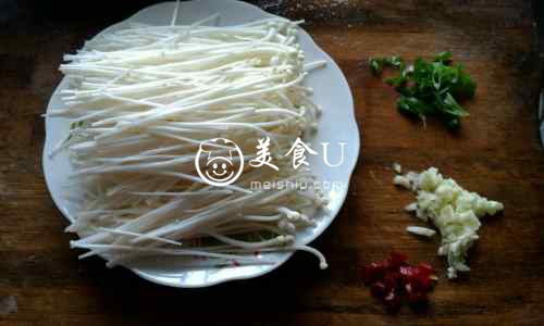 凉拌金针菇~开胃小菜