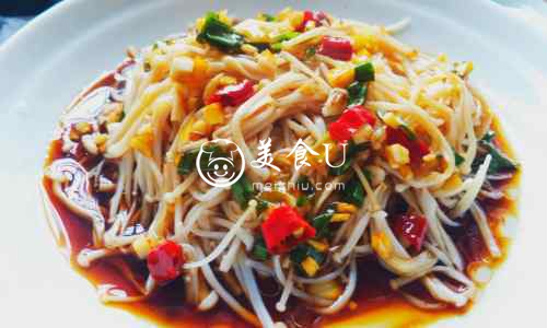 凉拌金针菇~开胃小菜