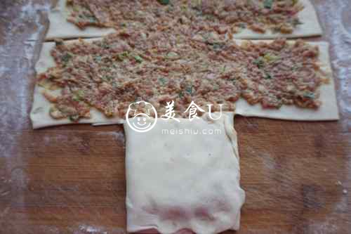 千层葱肉饼