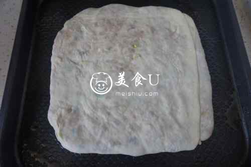 千层葱肉饼