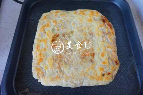 千层葱肉饼