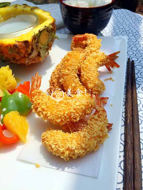 菠萝沙拉黄金虾