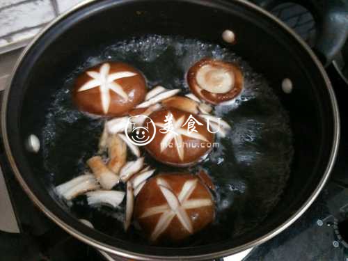 蚝油香菇油菜