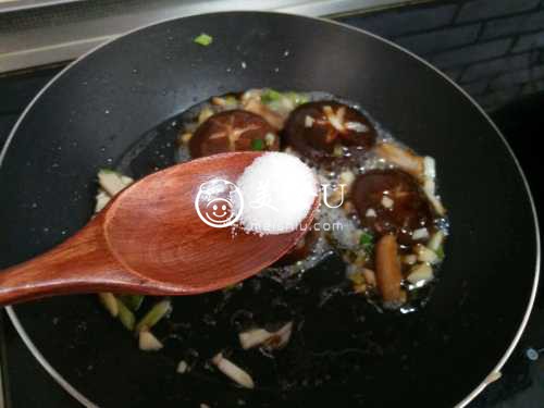 蚝油香菇油菜