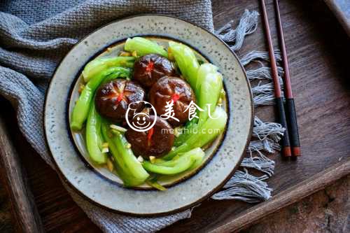 蚝油香菇油菜