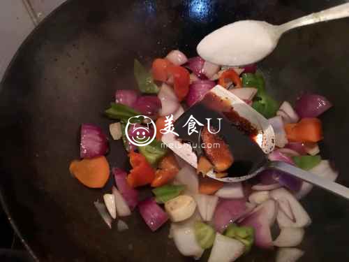 抗霾清肺～洋葱青椒炒猪肝