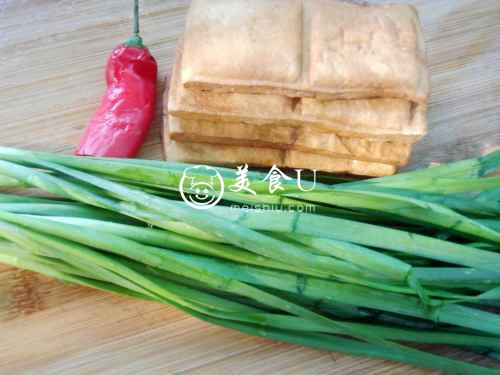 韭菜炒香干