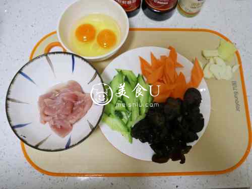 家常嫩滑木须肉片❗️传统木须肉家常菜下饭菜鲁菜