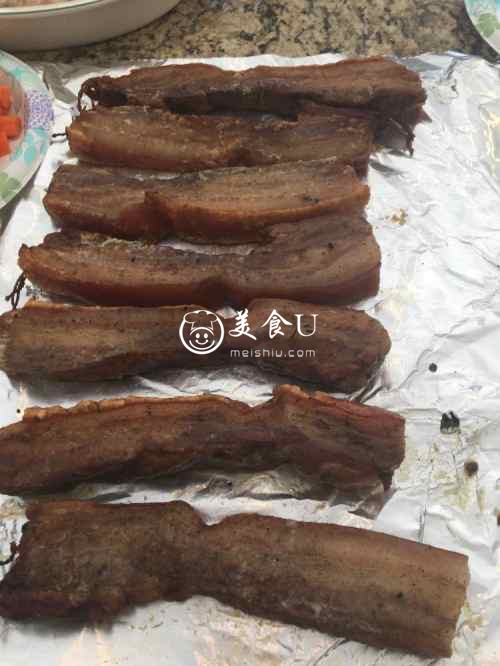 自制湖南烟熏腊肉