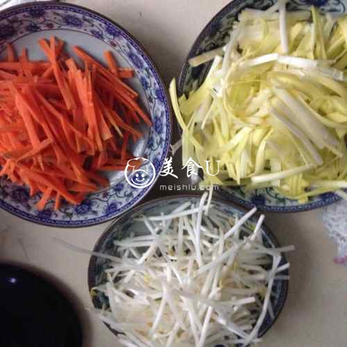 上海年夜饭必备---三丝春卷