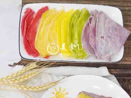 好看又好吃的五彩春饼