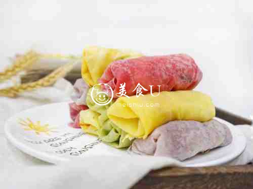 好看又好吃的五彩春饼