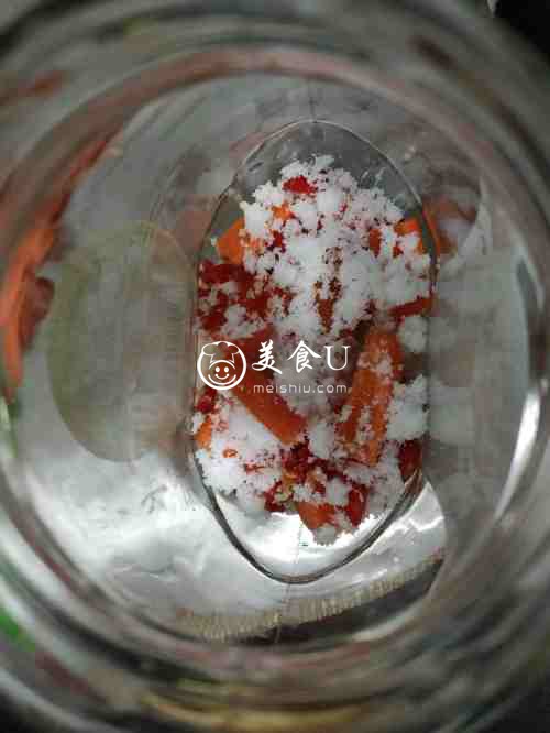 超级下饭菜，腌白萝卜~酸甜辣口喔