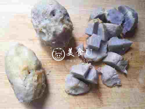 桂花芋艿红枣羹