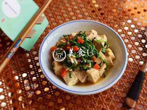 荠菜烧豆腐