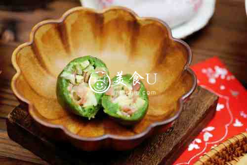 冬笋培根青团