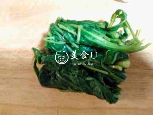凉拌野苦菜